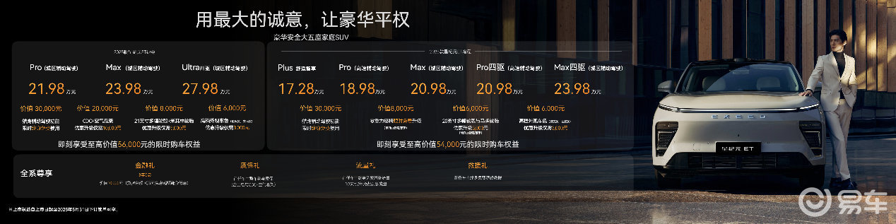 2025款星纪元ET正式上市，售价17.28万起